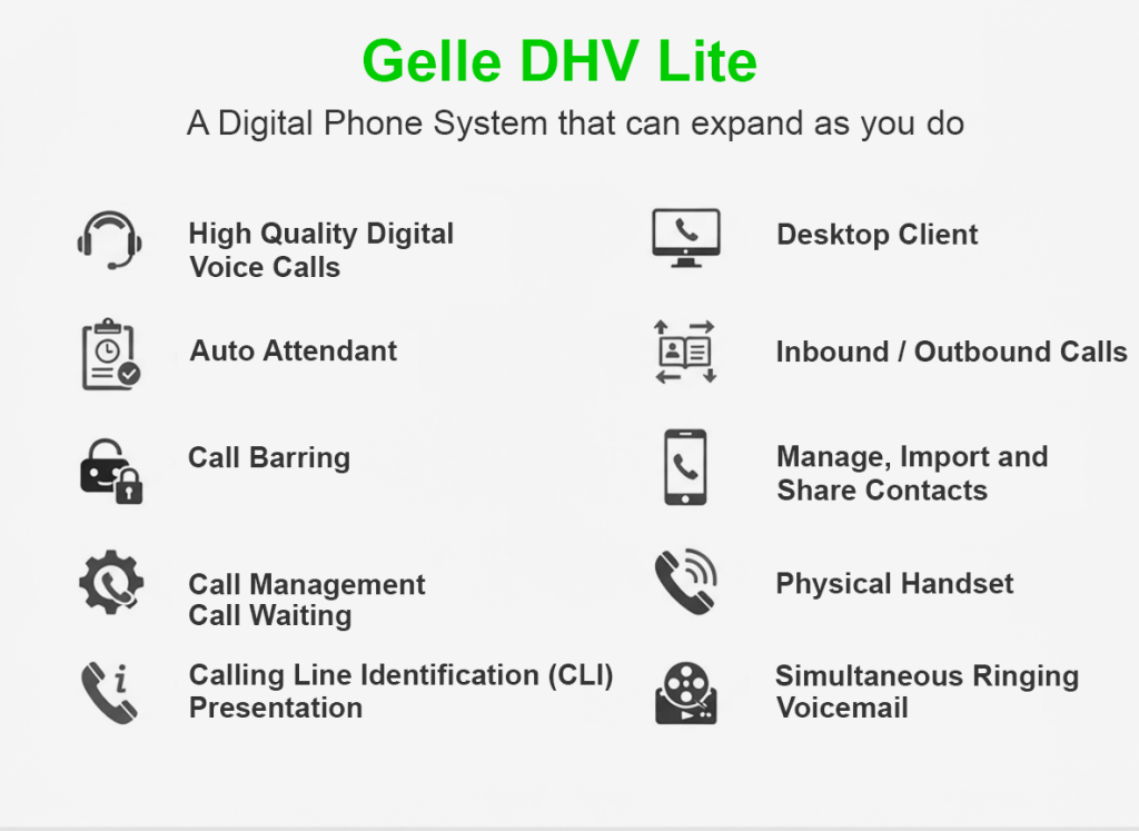 DHV Lite VoIP Phone System and Digital Landline For Business